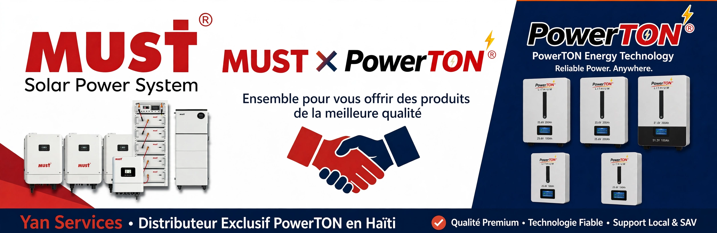 MUST × PowerTON — Ensemble pour vous offrir des produits de la meilleure qualité
